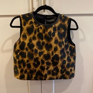 Leopard print top